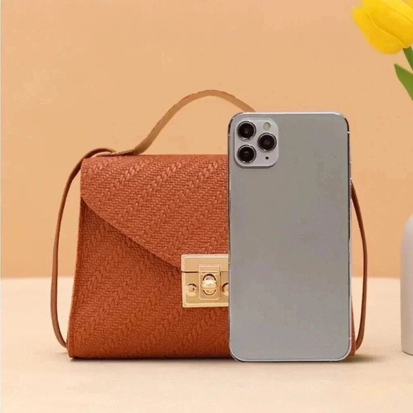 ⚠️Clearance Brown Lock Buckle Crossbody Bag - Picture 5 of 6